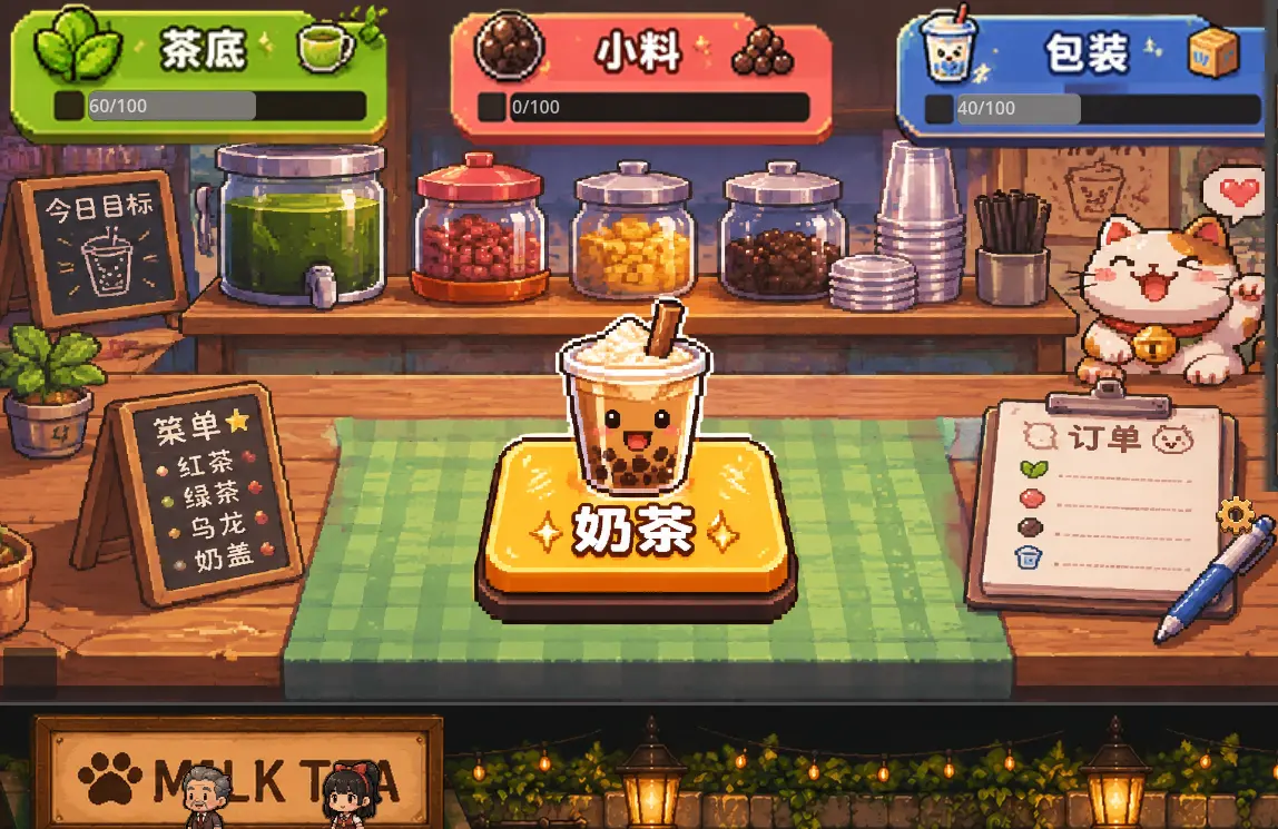 Daily Brew Idle Milk Tea Tycoon